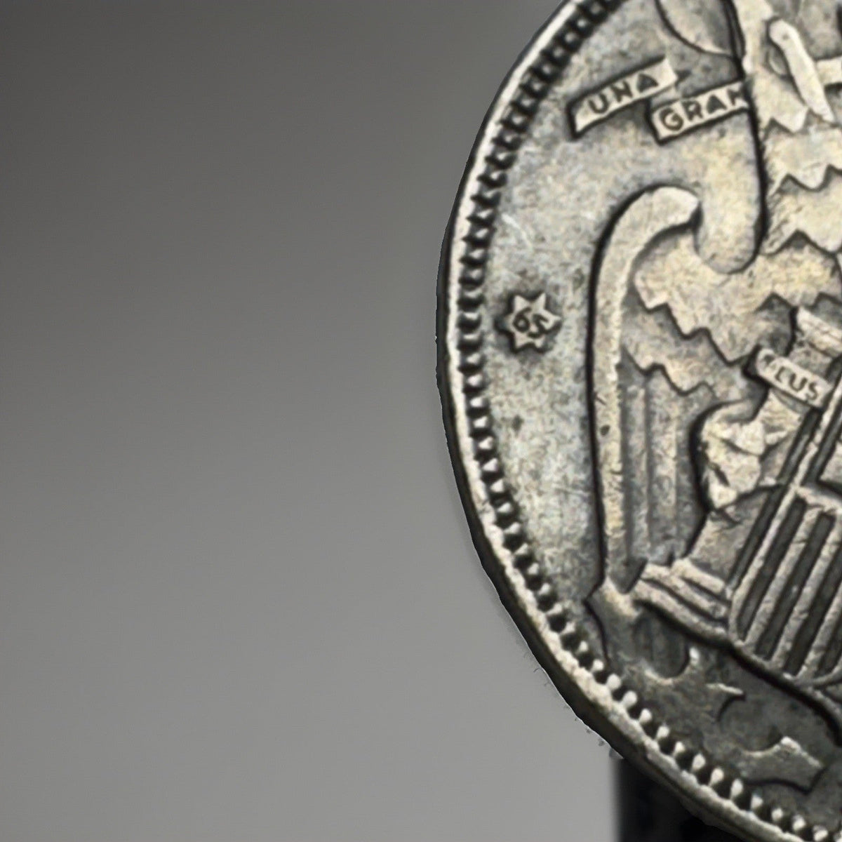 1957 *65* Spain 25 Pesetas ‘Inside-the-Star’ Coin, Franco, Circulated! - Kru’s Katch