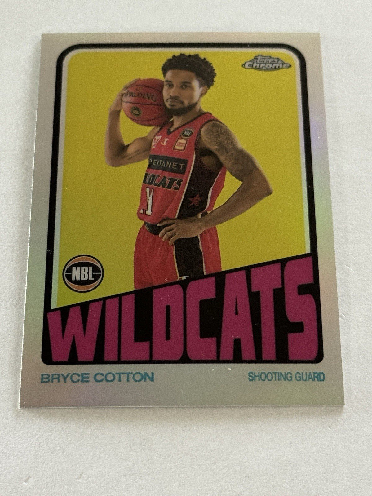 2022-23 Topps Chrome NBL Basketball #72-13 - 1972 Bryce Cotton - Kru’s Katch
