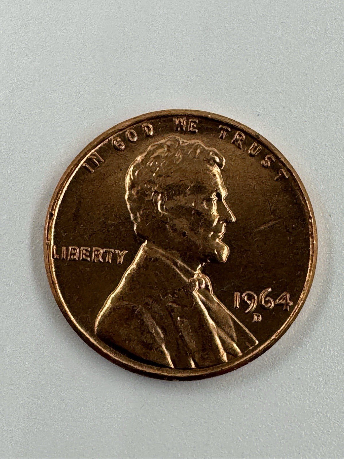 *AU 1964-D Lincoln Cent - About Uncirculated Penny (606) - Kru’s Katch