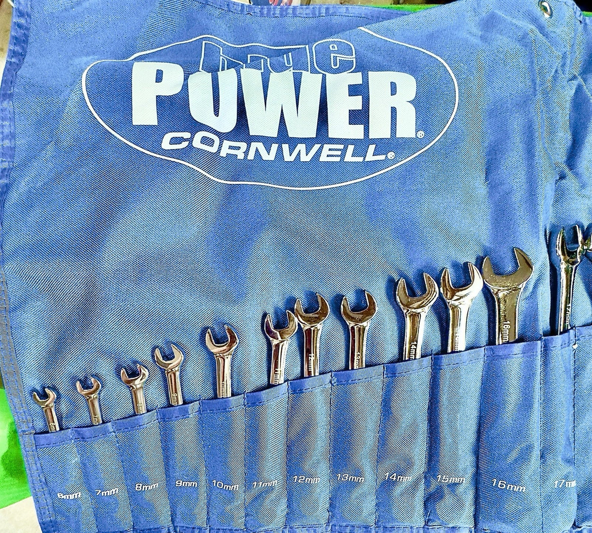 *Cornwell Tools BPW19MST Blue Power 19pc Metric 6mm-24mm Combination Wrench Set - Kru’s Katch