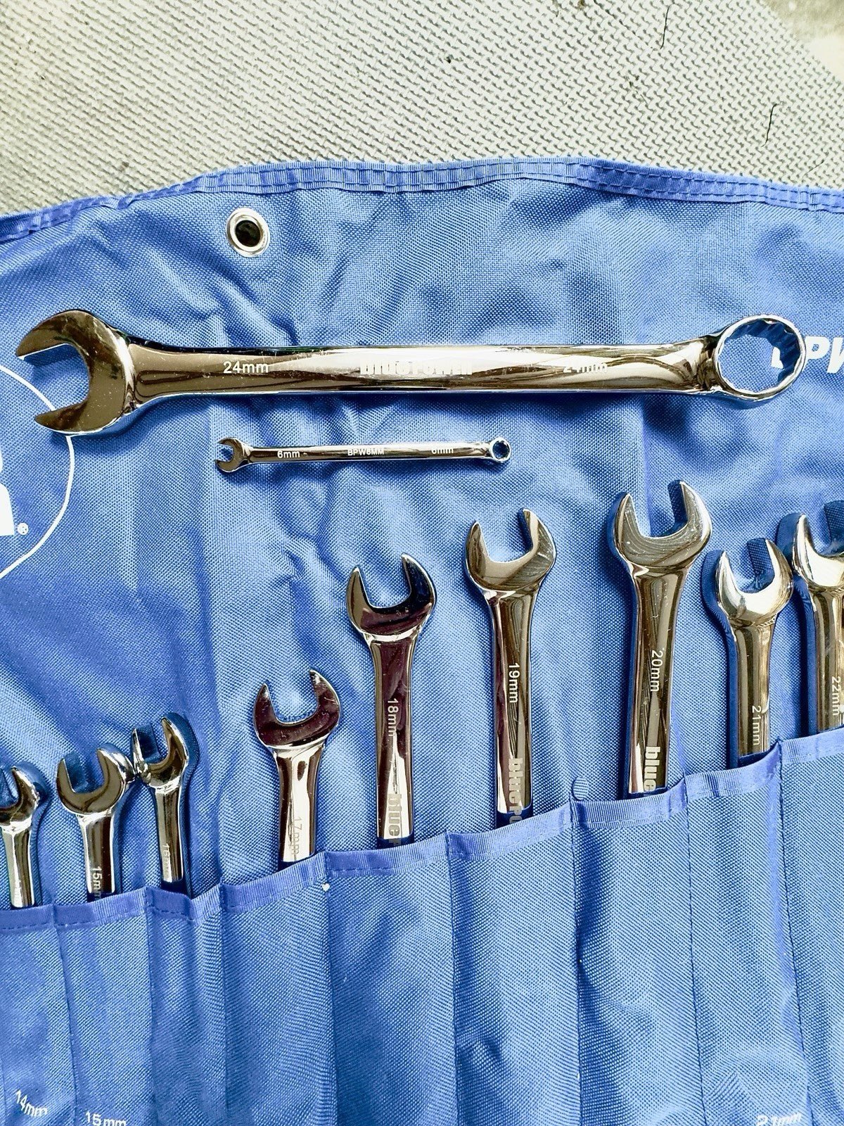 *Cornwell Tools BPW19MST Blue Power 19pc Metric 6mm-24mm Combination Wrench Set - Kru’s Katch