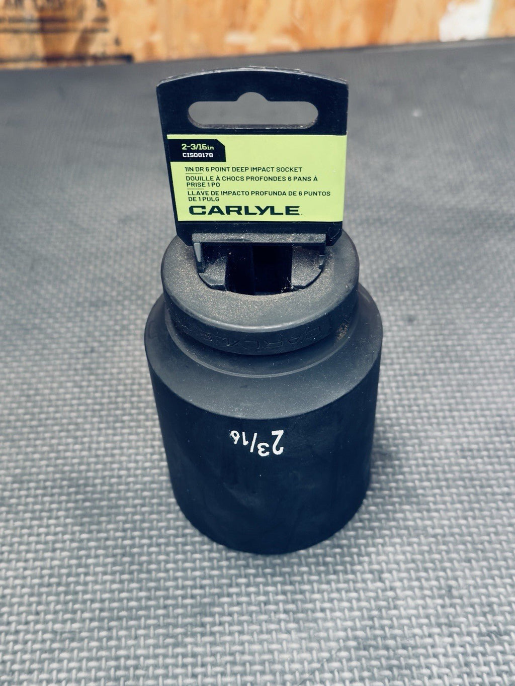 Deep Impact Socket 2-3/16” -6 Pt Chrome Moly W/ Mag Phos Finish Lifetime Warr! - Kru’s Katch