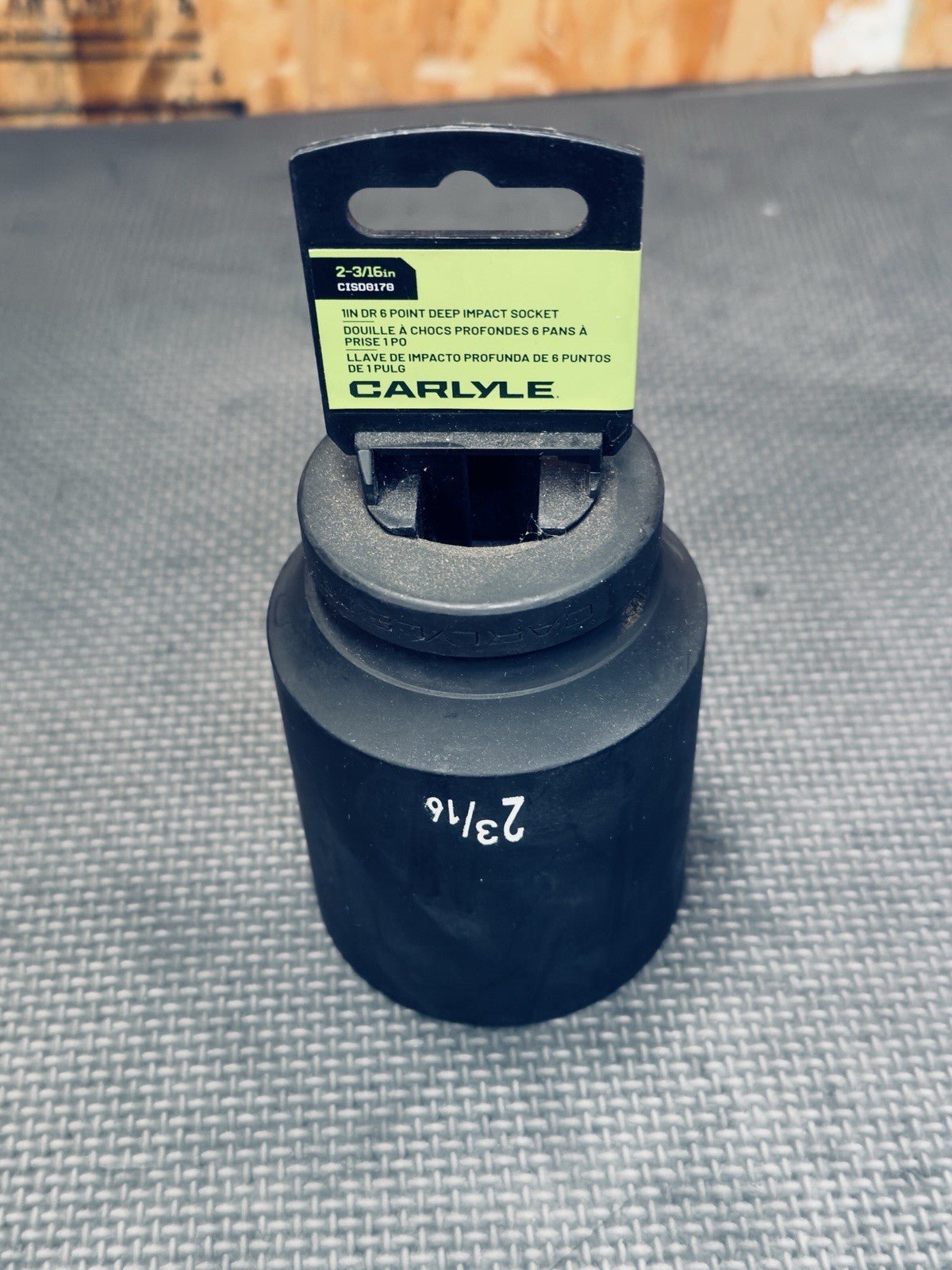 Deep Impact Socket 2-3/16” -6 Pt Chrome Moly W/ Mag Phos Finish Lifetime Warr! - Kru’s Katch