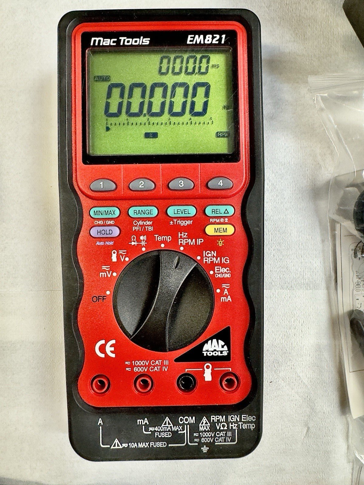 Mac Tools EM821 EV & HEV Automotive DMM Kit 1000V CAT III Multimeter w/ Accessor - Kru’s Katch