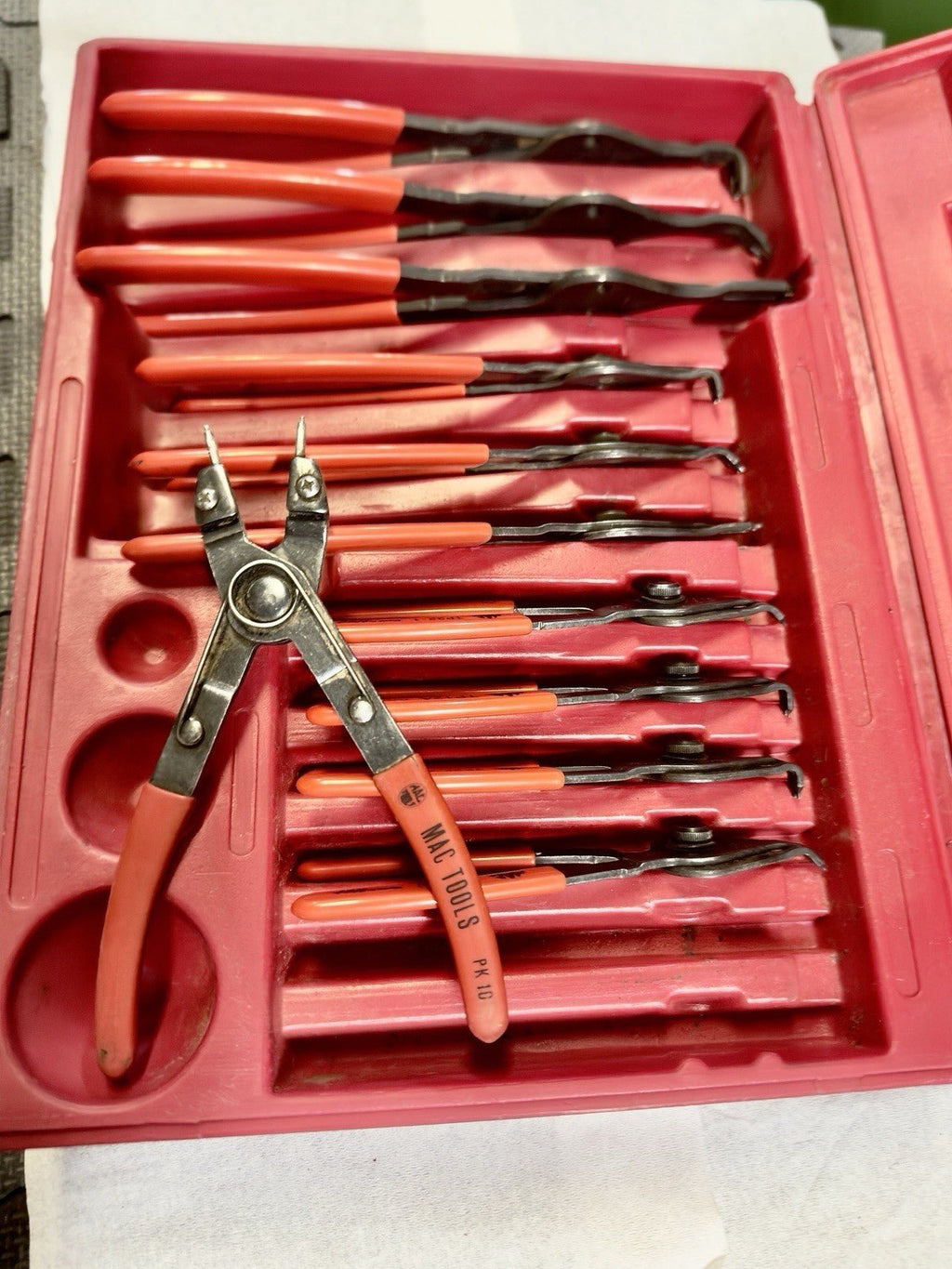 MAC Tools PK-250 11 pc Retaining Snap Ring Pliers Set Internal/External USA - Kru’s Katch