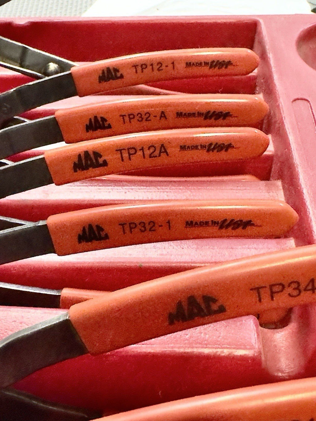 MAC Tools PK-250 11 pc Retaining Snap Ring Pliers Set Internal/External USA - Kru’s Katch