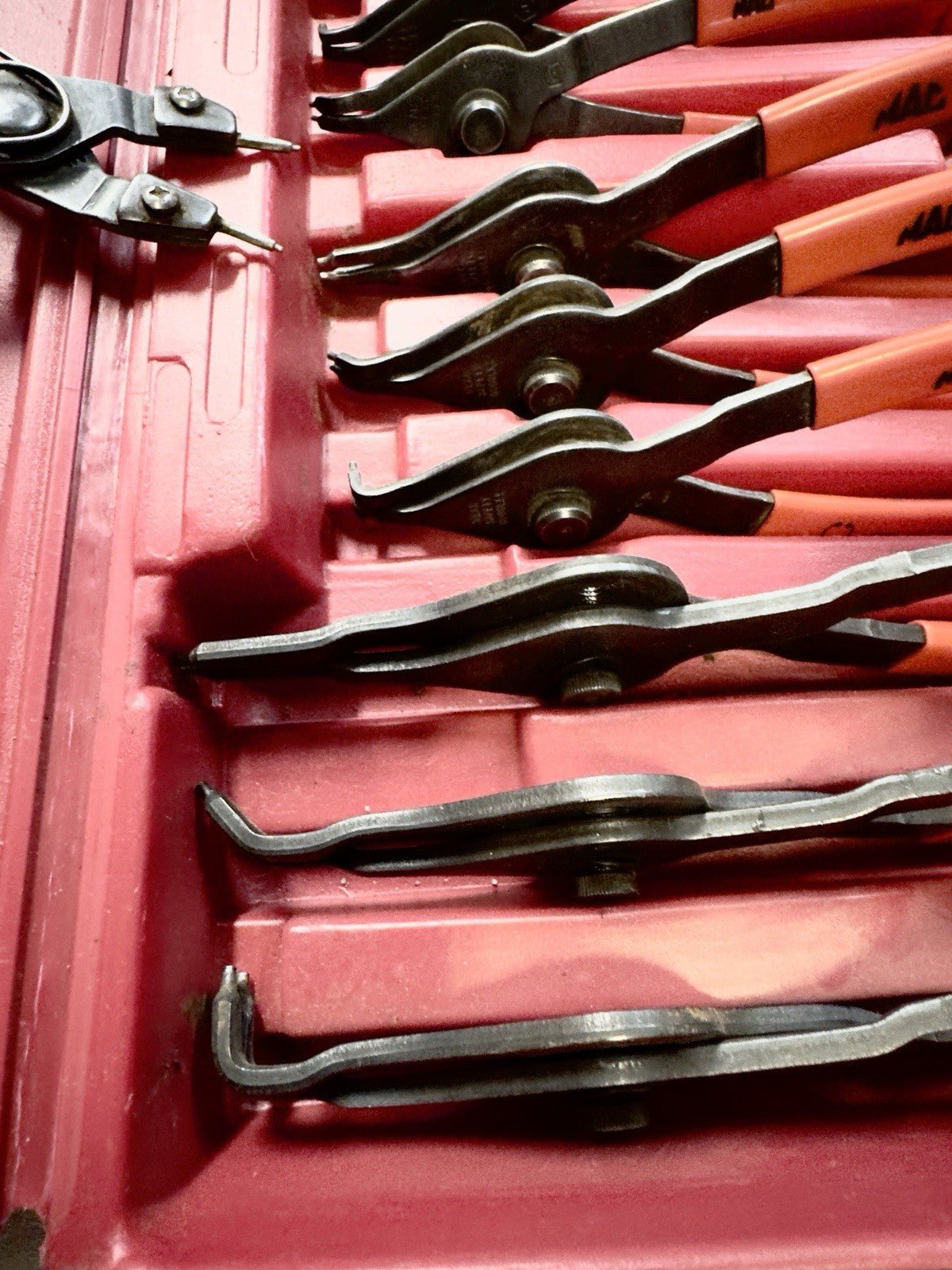 MAC Tools PK-250 11 pc Retaining Snap Ring Pliers Set Internal/External USA - Kru’s Katch