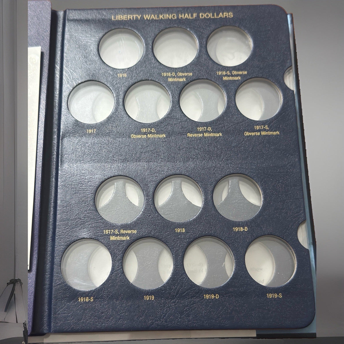 Whitman Classic Coin Album (Item #9125)-Walking Liberty Half Dollars (No Coins) - Kru’s Katch