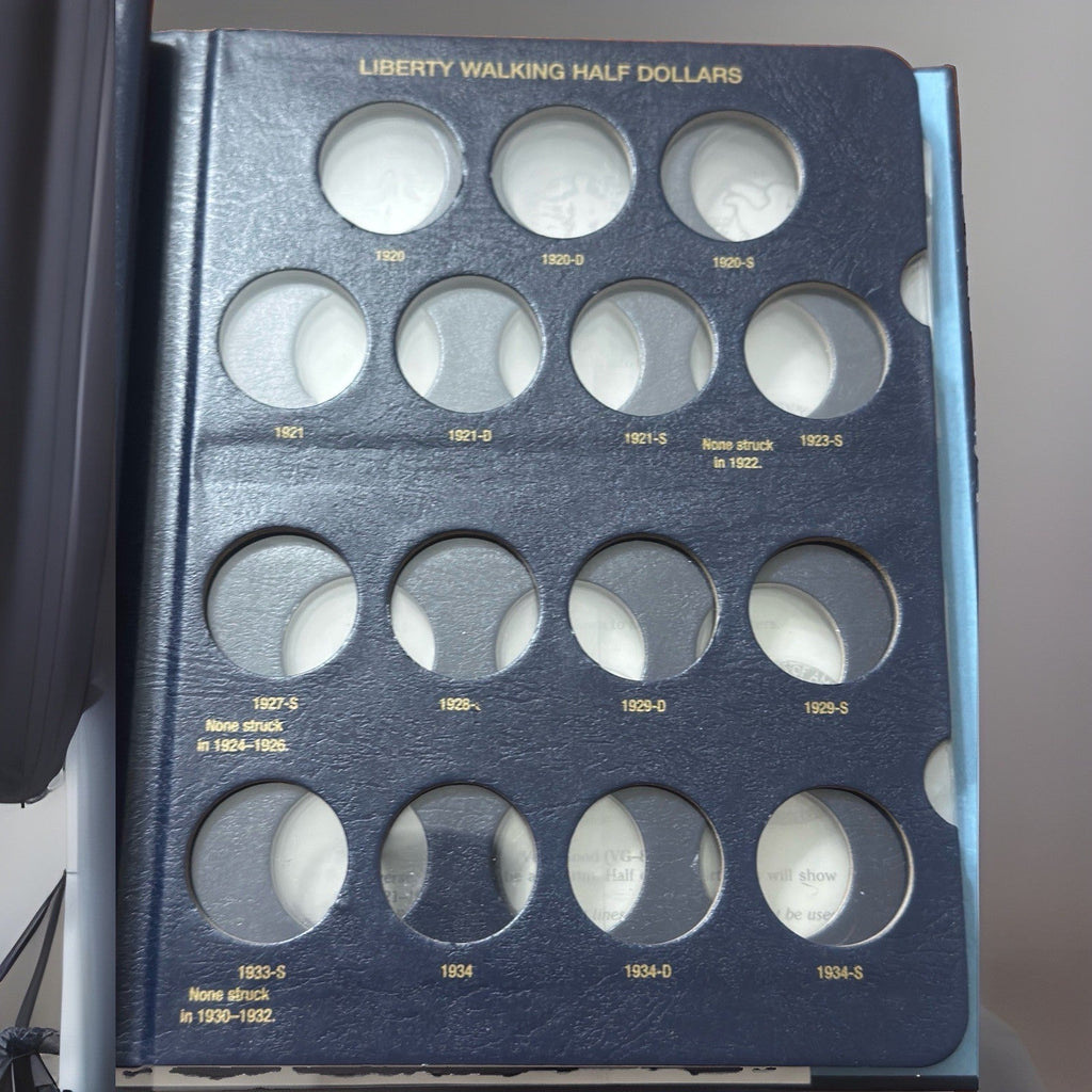 Whitman Classic Coin Album (Item #9125)-Walking Liberty Half Dollars (No Coins) - Kru’s Katch